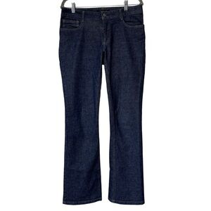 {Theory} Trouser Style Low Rise Bootcut Leg Stretch Denim Jeans
